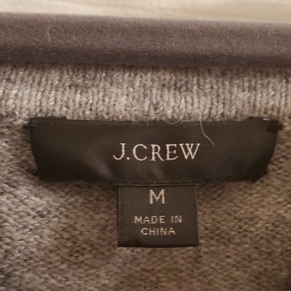 J. Crew Hoodie Sweater in Super Soft Yarn - Large/Heather Graphite - Picture 2 of 5